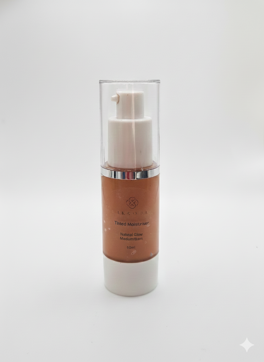Akrona Tinted Moisturiser – Natural Glow (Medium/Dark) | 50ml